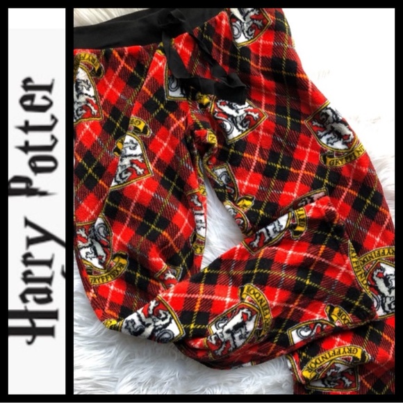 NWOT HP GRYFFINDOR Crest Fleece Pants - Picture 2 of 6